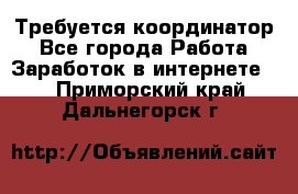 Требуется координатор - Все города Работа » Заработок в интернете   . Приморский край,Дальнегорск г.